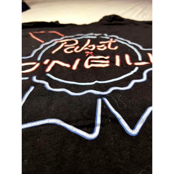 Pabst x O'Neill Collaboration Black Graphic Tee, Medium - Picture 2 of 5